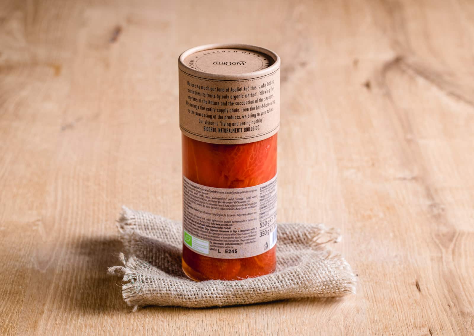 Bio geschälte Roma Tomaten