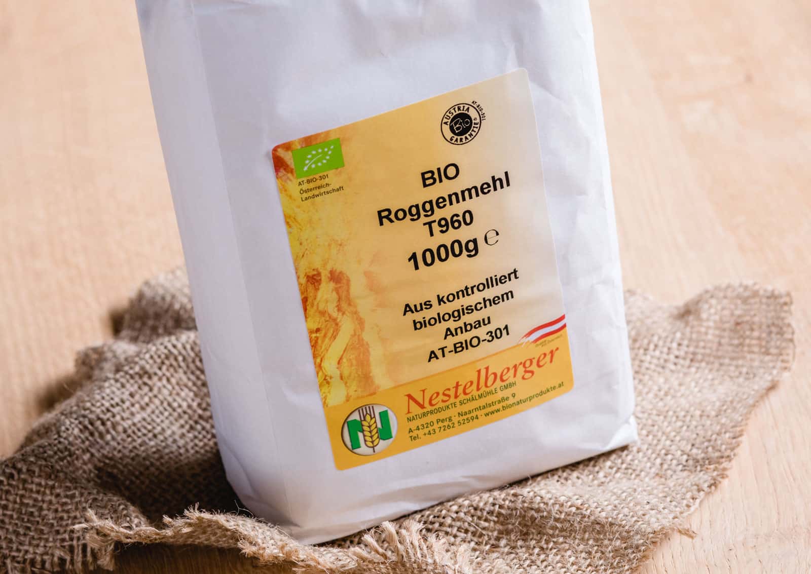 Bio Roggenmehl T960