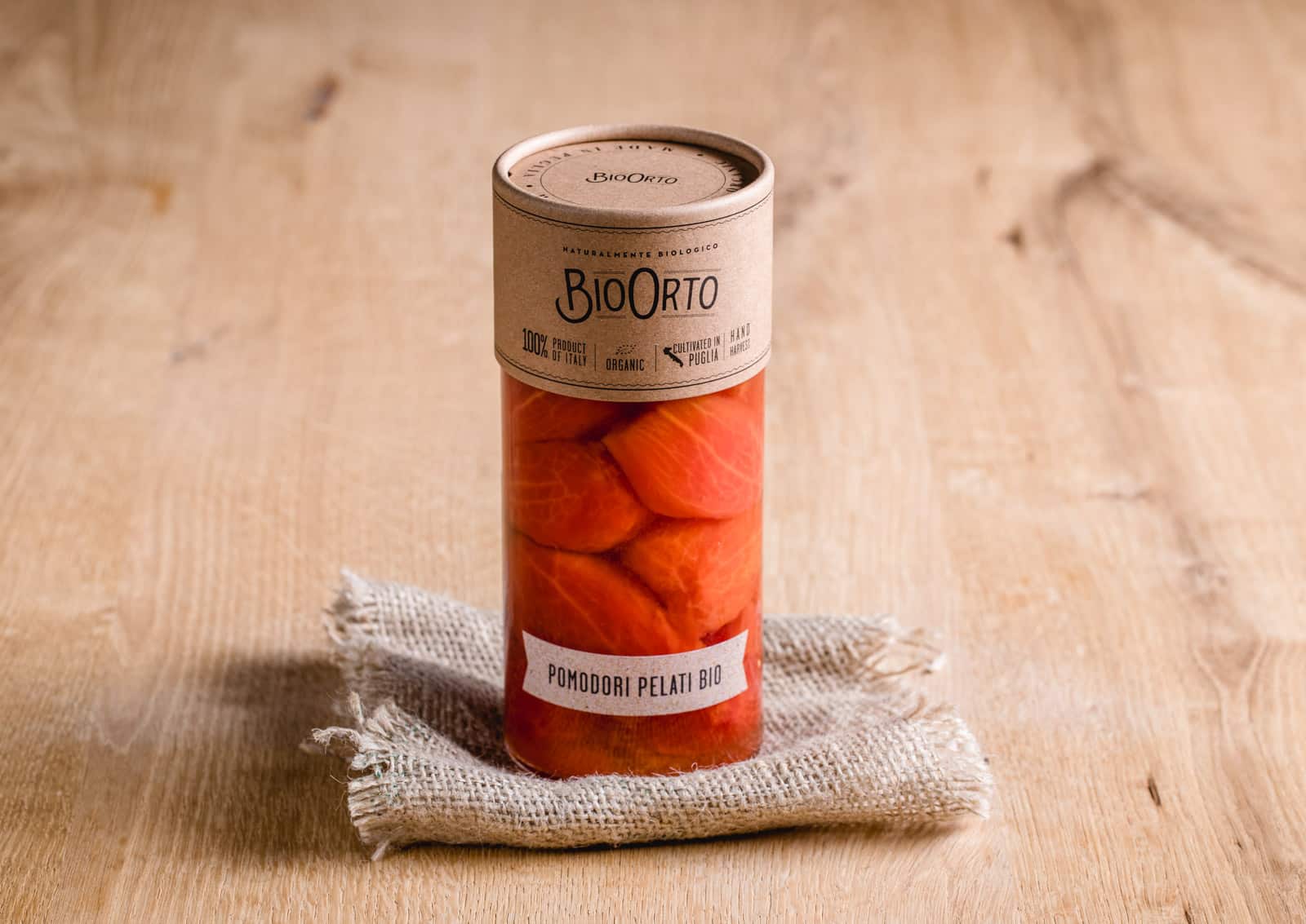 Bio geschälte Roma Tomaten